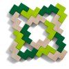6698 haba drevena 3d aranzovaci mozaika viridis