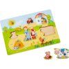 9971 drevene puzzle s uchytem farma