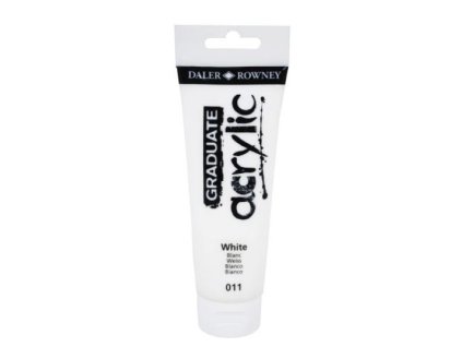 akrylová farba 120ml Daler Rowney Titanium white