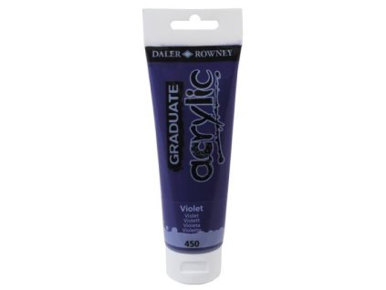 akrylová farba 120ml Daler Rowney Violet