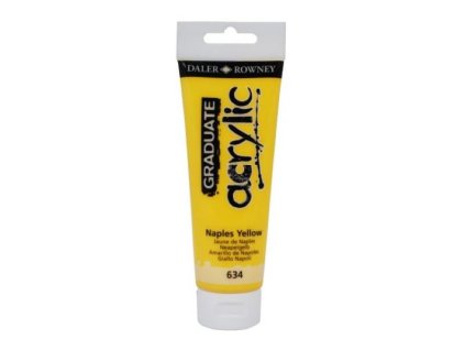 akrylová farba 120ml Daler Rowney Naples yellow