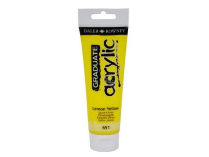 akrylová farba 120ml Daler Rowney Lemon yellow