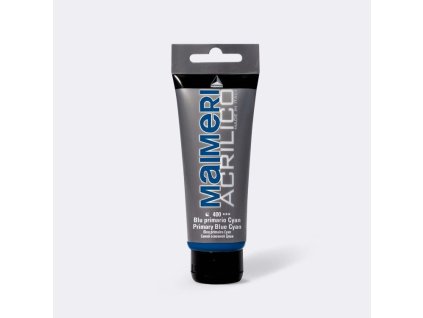 akrylová farba 200 ml MAIMERI ACRILICO primary blue - cyan