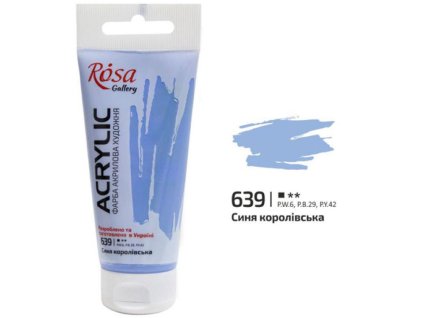akrylová farba 60 ml ROSA Gallery 639 royal blue