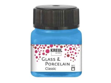 farba na sklo a porcelán 20 ml Kreul Classic 19 Light Blue