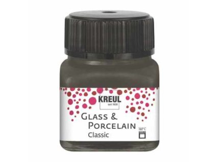 farba na sklo a porcelán 20 ml Kreul Classic 26 Dark Brown