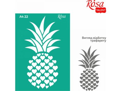samolepiaca šablóna Rosa A4 no.22