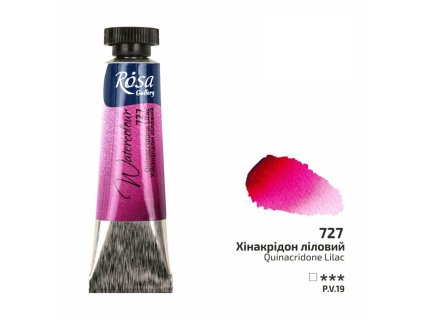 akvarel farba v tube 10 ml ROSA Gallery 727 quinacridone violet