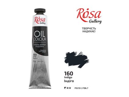 olejová farba 45 ml ROSA Gallery 160 indigo