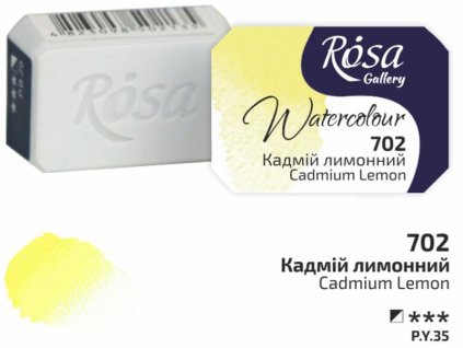 akvarel farba 2,5 ml ROSA Gallery 702 yellow cadmium lemon