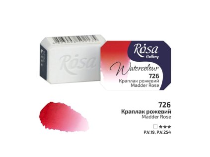 akvarel farba 2,5 ml ROSA Gallery 726 madder rose