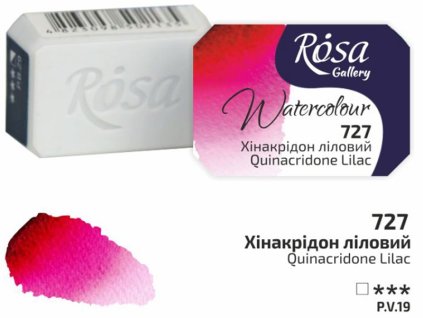 akvarel farba 2,5 ml ROSA Gallery 727 quinacridone violet