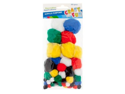 pom poms mix 60ks