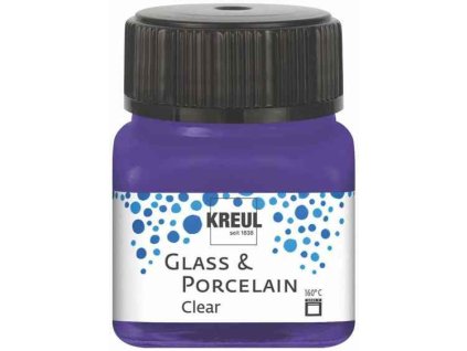farba na sklo a porcelán 20 ml Kreul Clear 11 violet