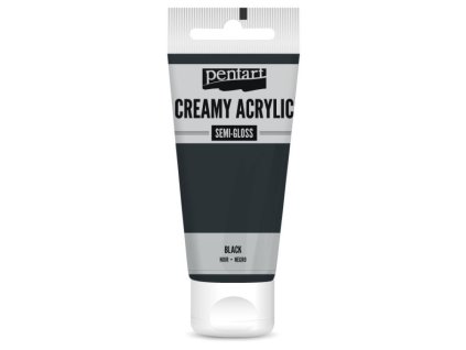 akrylová farba Pentart 60 ml hodvábna čierna