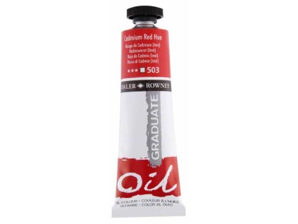 Daler Rowney Graduate olejová farba 38 ml, cadmium red Hue