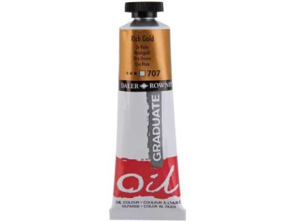 Daler Rowney Graduate olejová farba 38 ml, rich gold