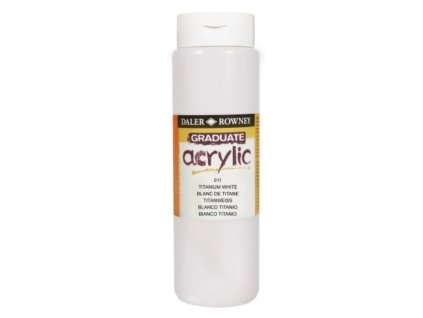 akrylová farba Graduate 500 ml titanium white