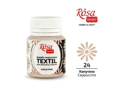 farba na textil 20 ml ROSA Talent 24 capuccino