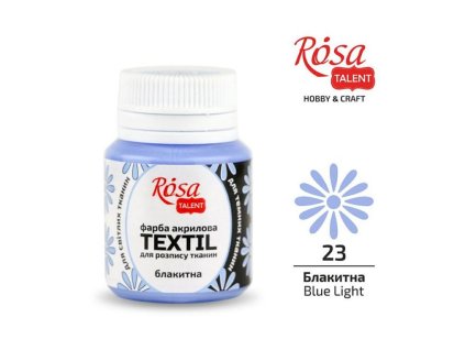 farba na textil 20 ml ROSA Talent 23 sky blue