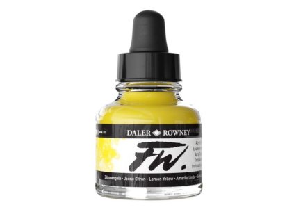 Akrylový atrament DALER ROWNEY 29,5 ml, lemon yellow
