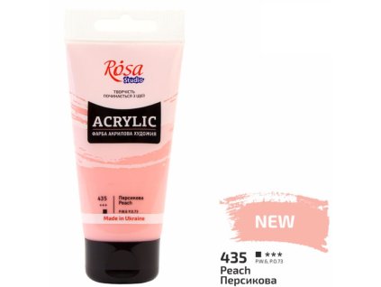 akrylová farba 75 ml ROSA Studio 435 peach