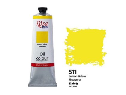 olejová farba 100 ml ROSA Studio lemon yellow