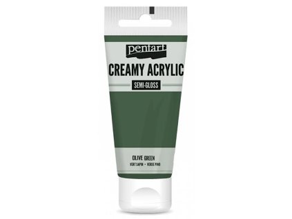 akrylová farba Pentart 60 ml hodvábna olivová
