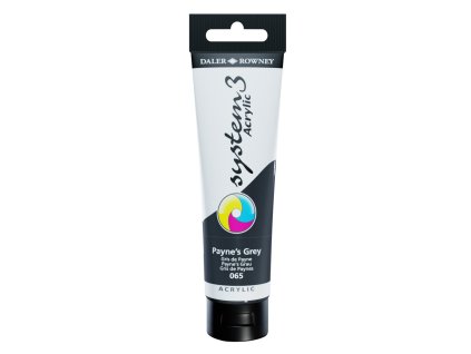 akrylová farba 150 ml SYSTEM3 065 Paynes Grey
