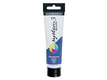akrylová farba 150 ml SYSTEM3 123 Ultramarine