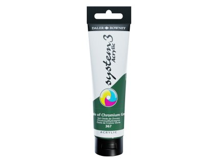 akrylová farba 150 ml SYSTEM3 367 Oxide of Chromium Green