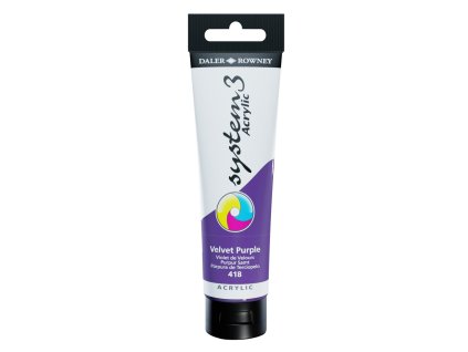 akrylová farba 150 ml SYSTEM3 418 Velvet Purple