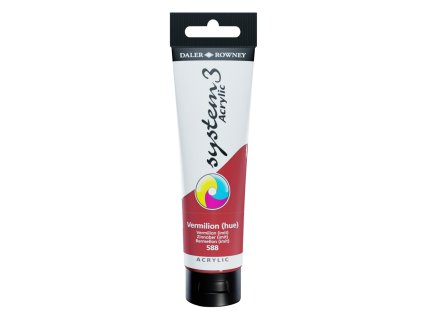 akrylová farba 150 ml SYSTEM3 588 Vermilion Hue