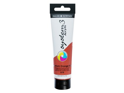 akrylová farba 150 ml SYSTEM3 619 Cadmium Orange Hue
