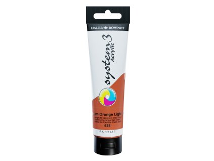 akrylová farba 150 ml SYSTEM3 638 Cadmium Orange Light Hue