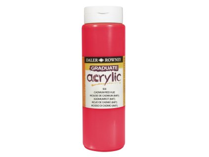 akrylová farba Graduate 500 ml cadmium red deep hue