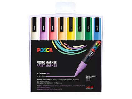 marker UNI POSCA -3M pastel set 8ks