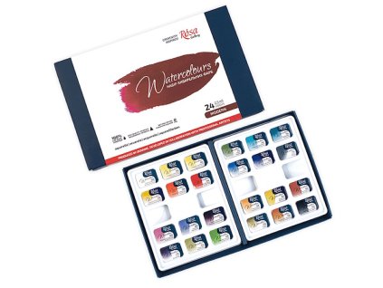 set akvarelových farieb ROSA Gallery Modern 24 x 2,5ml