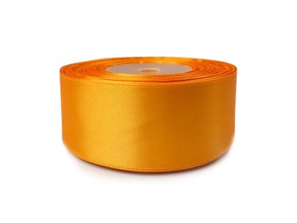 stuha saténová 38 mm/32 m oranžová