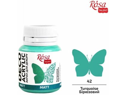akrylová farba 20 ml ROSA Talent 42 turquoise