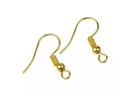 afroháčik 5x17mm 10ks zlatá