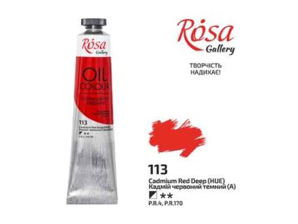 olejová farba 45 ml ROSA Gallery 113 cadmium red deep HUE