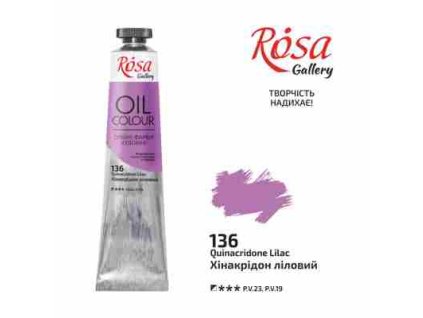 olejová farba 45 ml ROSA Gallery 136 quinacridone lilac