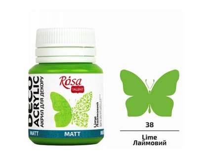 akrylová farba 20 ml ROSA Talent 38 lime green