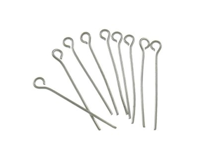 oceľový keltovací nit 35x0,7 mm, 10 ks strieborný