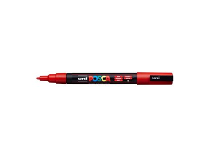 akrylový marker UNI POSCA 3M - red