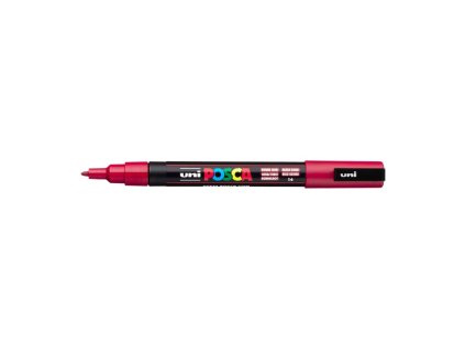 akrylový marker UNI POSCA 3M - dark red
