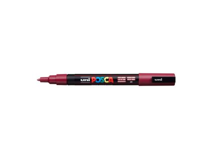 akrylový marker UNI POSCA 3M - wine red