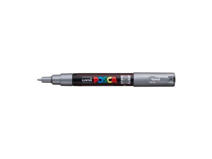 akrylový marker UNI POSCA 1M - silver