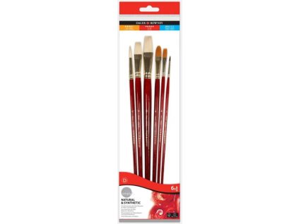 štetce set Daler-Rowney Simply 940 6ks no.600